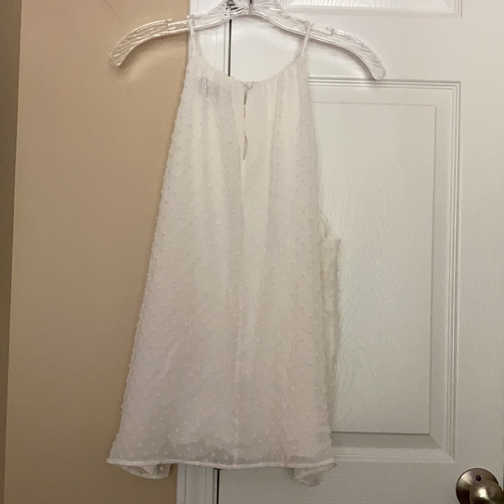 Anthropologie XL Ivory Hollis Clip Dot Blouse NWT - Picture 7 of 7